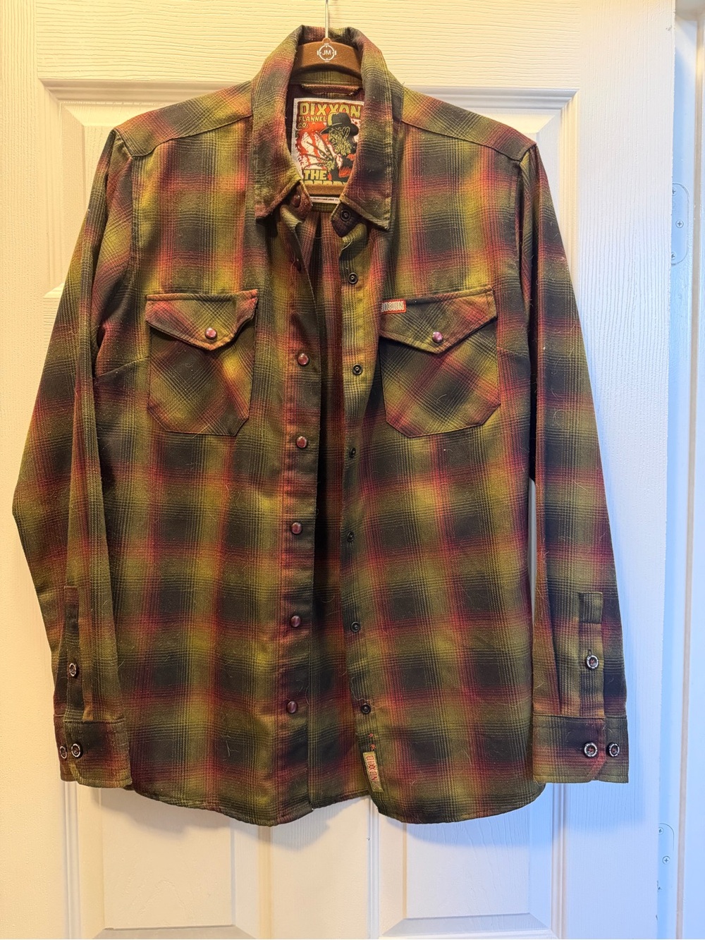 Dixxon Flannel the Freddy- Olive Green Plaid